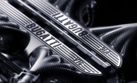 Bugatti официально анонсировала двигатель V16 для нового суперкара