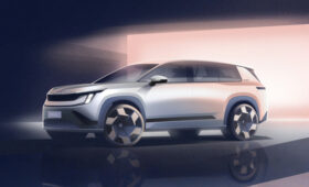 Флагманский трёхрядный кроссовер Skoda Peaq: официальные скетчи и дата премьеры